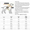 작은 중간 개 고양이를위한 반사 겨울 코트 하네스 - 애완 동물을 따뜻하고 안전하게 유지하십시오.