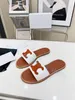 Sandaler tofflor Designer Sandaler äkta läderbilder Flip Flop Sandaler Summer Lazy Large Beach Casual Sliders Luxurys New Fashion 35-41