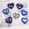 Baking Moulds 9 Cavity Bright Heart Epoxy Cabochon Pendant Mirror Craft Love Gift Jewelry Making Resin Casting Silicone Molds Tool