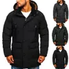 Jassen met capuchon Grote zak Streetwear Ritssluiting Dikke huidvriendelijke casual mannelijke jas Winterjas voor winter U2AE #