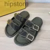 Mannen Vrouwen Sandalen Designer Strand Canvas Slides Schoenen Rubberen Zolen Dubbele Band Platte Gesp Slippers Muilezel Schoenen Leer Zomer Slippers NO394