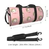 Outdoor Bags Ctue Kotaro Kashima Gym Bag Anime Pink Travel Training Sports Men's Design With Shoes Funny Fitness Waterproof Handbags