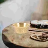 Tigelas de cobre ornamento artigos de decoração Buda tibetano oferecendo pequeno