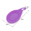 Contenitori per la cucina 1PC Calore in silicone Articoli per la casa Cucchiaio Mensola Tovaglietta Bevanda Vassoio in vetro Portautensili Mangia Tappetino Presina