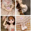 30cm 16 BJD Doll Little Cute Dress 21 Removable Joint Princess Beauty Makeup Fashion DIY Toy Gift Girl 240313