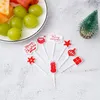 Forks Fruit Fork Smooth 0.8G/stuk cake decoreren feest kinderjaren schattige en elegante 51,5 cm cartoon verjaardag