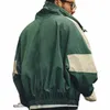 Maden détachable double vestes à glissière pour hommes armée Bomber Vintage vêtements de travail veste à séchage rapide mâle Ardena vert Q0Wk #