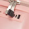 Suitcases Travel Suitcase On Wheels Multi-function Front Opening Rolling Luggage Case Combination Lock Lightweight Bags