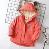 Jacken IYEAL Kinder Mädchen Winter Baby Winddicht Warme Mit Kapuze Baumwolle Gepolsterte Jacke Mit Plüsch Verdicken Oberbekleidung