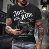 Camicie vintage T-shirt per uomo Streetwear Moto Graphic Manica corta da uomo Abbigliamento da uomo Hip Hop Donna Top Tee Harajuku L4j6 #