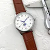 Деловые мужские часы механические автоматические часы Moon Phase роскошные дизайнерские часы из нержавеющей стали мужские наручные часы для мужчин Рождественский подарок reloj de lujo