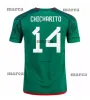 2023 2024 2025 México camisa de futebol H. LOSANO CHICHARITO G DOS SANTOS 23 24 25 conjuntos de camisa de futebol masculino feminino / infantil kit uniforme mexicano S-4XL