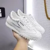 Walking Shoes Women Lace Up Fashion Sneakers Board White Casual Vulcanized Platform Trend Light Tennis Running Ladies Flats