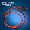 Storage Bags 2.5mm Pair Of Red &amp Black Solar Panel PV Cable Wire Male Female Connectors