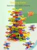 Intelligensleksaker Montessori Kids Tree Stacking Building Block Toys Construction Balance Sensory Color Sorting Interactive Education 24327