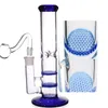 25cm tall Glass Bubbler Water Bongs Smoke Glass Pipe Heady Dab Rigs Hookahs Thick Glass Oil Bong With 14mm joint