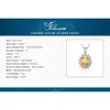 JewelryPalace Diana 18ct ovale naturel Citrine 925 en argent Sterling pendentif collier pour les femmes à la mode cadeau bijoux fins sans chaîne 240327