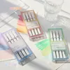 4 Colorsbox Fine Glitter Evidenziatore Set Pennarelli fluorescenti Evidenziatori Penne Art Marker Giapponese Cute Kawaii Cancelleria 240320