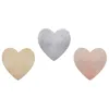 Party Decoration 6Pcs Heart Shaped Placemats Non Slip For Wedding Halloween Dining Table