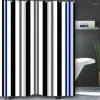 Cortinas de chuveiro coloridas listras geométricas cortina de banho modernismo banheiro à prova d'água com 12 ganchos decoração de casa frete grátis