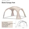 Tents and Shelters New Dome Large Outdoor Luxury Camping 5-8 People Round Dome Family Travel Picnic Park Sunset Fishing Tent24327