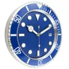 Home Decorative Watch Mur Clocks Brands Metal Glass Quartz French Luxury Gift Design Living Room Modern Art Creative Wall Blue