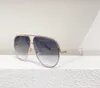 Zagraniczne okulary przeciwsłoneczne złota rama szaro szarpane okulary słoneczne odcienie gafas de sol kobiety mody z pudełkiem 8637809