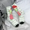 Chaussettes pour hommes Automne Hiver Crazy Design Femmes Mignon Nanalan Santa Sweat Absorbant Crew