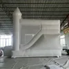 White Bounce House com slides de casamento inflável de salto inflável Bouncy Bouncy Castle Air Bouncer Combo for Kids Adults Party