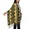 Foulards Grec Meander Écharpe Wrap Femmes Longue Hiver Automne Chaud Gland Châle Unisexe Clé