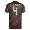 2024 Mexico Voetbalshirt Thuis Uit RAULCHICHARITO LOZANO DOS SANTOS Club Voetbalshirt Kindertenue H.LOZANO Heren Sets Uniformen Fans Spelerversie