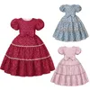 Cute and Fashion Baby Girl Dress with Bowknot Princess Clothes Birthday Gift Kids es for s 240326