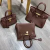 Original Birkkns Bag Live Produkt neue Tasche Farbe Gold Schnalle Togo Rindsleder Guangzhou Leder Umhängetasche Schulter