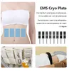 Coussinets froids pour sculpter les graisses, plaques Cryo, réduction des graisses, Cellulite, EMS, brûlure du corps, Machine amincissante, nouveau