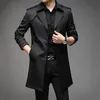 Nieuwe mannen Lg Geul Mael Windjack Busin Casual Klassieke Trenchcoat Mannen Kleding Casual Jas Bovenkleding BF8908 a4TA #