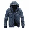 2023 Herfst Winter Heren Hoodied Jassen Casual Stijl Jeans Jas Mannen Uitloper Cott Denim Jassen Heren Jassen MY232 h2s3 #