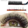 Falska ögonfransar 10Case/Lot Masscaku Second Production Fan Mint Eyelids Bleeding Simple Fan Eyelids Private Label Eyelashes Simple Fan Eyelids Extension24327