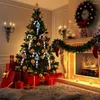 Décorations de Noël 12pcs Canne Ornement Arbre Décoration DIY 21cm Plastiques Suspendus Candy Béquille Pendentif Année Home Decora 2024