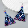 Dangle Earrings Trend Cute Acrylic Colorful Triangle Fashion Romantic Girl Party Jewelry Bohemia Hanging Drop For Women