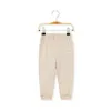 02 år Sleepwear Spring Autumn Boys Girls 100% Natural Colored Cotton Striped Thermal Baby Pyjamas Kids Home Wear Pyjamas 240325