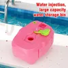 Gun Toys Niedliche Giraffe Wasserpistole Cartoon elektrische Wasserpistole Sommer Party im Freien Spiel Sprühmaschine Schwimmspielzeug für Kinder240327