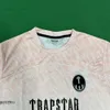 Trapstar London heren streetwear t-shirt gratis hiphop roze korte mouw extra grote trui