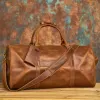 Rugzak Nasva lederen reistas Vintage handtas voor heren Schoudertassen Messenger Bags Plunjezakken Laptoptassen voor 15 inch laptop