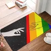 Tapetes LGBT Minoria Sexual Anti-Slip Tapete Capacho Tapete de Cozinha Orgulho Tapete Tapete Porta de Entrada Decorativa