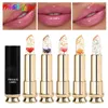 Custom 5 kleuren Clear Kleur Veranderende Bloem Lippenstift Waterdicht Langdurige Hydraterende Temperatuur Bulk Make-up 240321