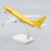 Металлическая модель самолета 20 см 1 400 DHL B737 Реплика из сплава Материал авиационного моделирования для детей Мальчики Подарок на день рождения 240319