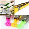 Stainless steel Silicone Kitchen Tongs BBQ Clip Salad Bread Cooking Food Serving Tongs Kitchen Tools High-quantity Food Clip