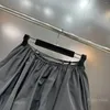 Saias Bud Saia Curta para Mulheres Cor Sólida All-Matching Cintura Elástica Cordão Tridimensional Bolha Pantskirt 2024