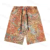 Gata shorts herrar sommar casual shorts designer strand shorts byxor hawaiian blommor tryckt shorts