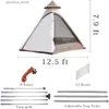 テントとシェルター12x10x8domeキャンプテント5-6人4シーズン二重層防水UVプルーフ風力証明テントホームアウトドアキャンプ24327